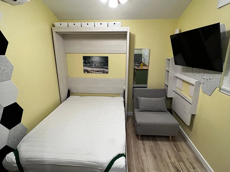 Murphy bed deployed