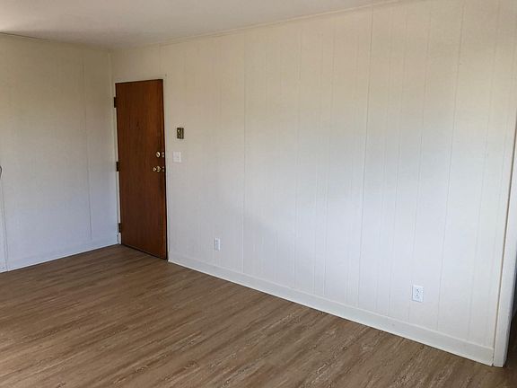 Front door in living room