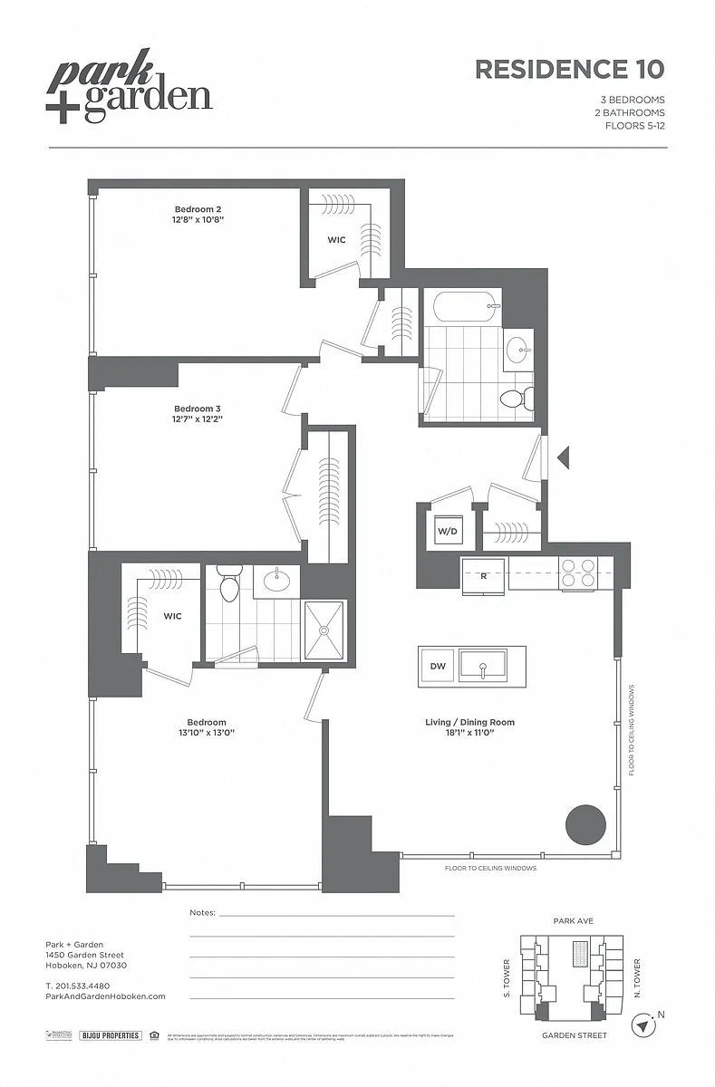 Floor plan 3 Bed/2 Bath