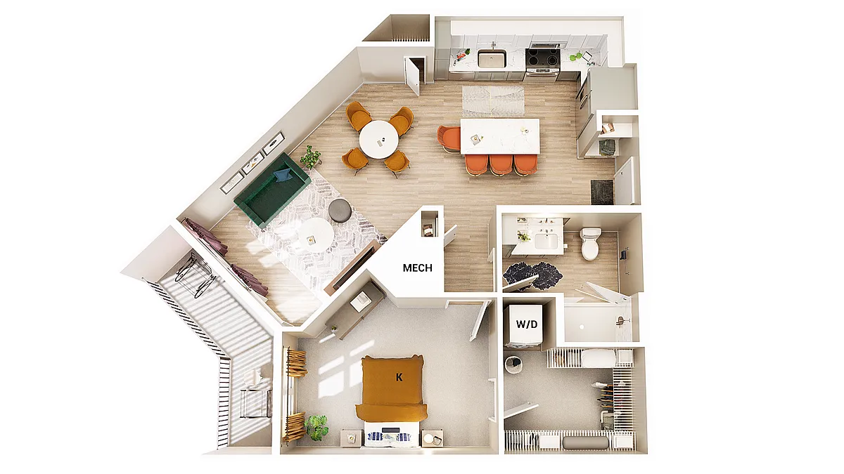 Floor plan A2-HC