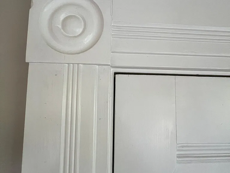 Victorian trim in home-original