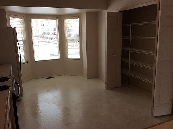Kitchen with bay windows