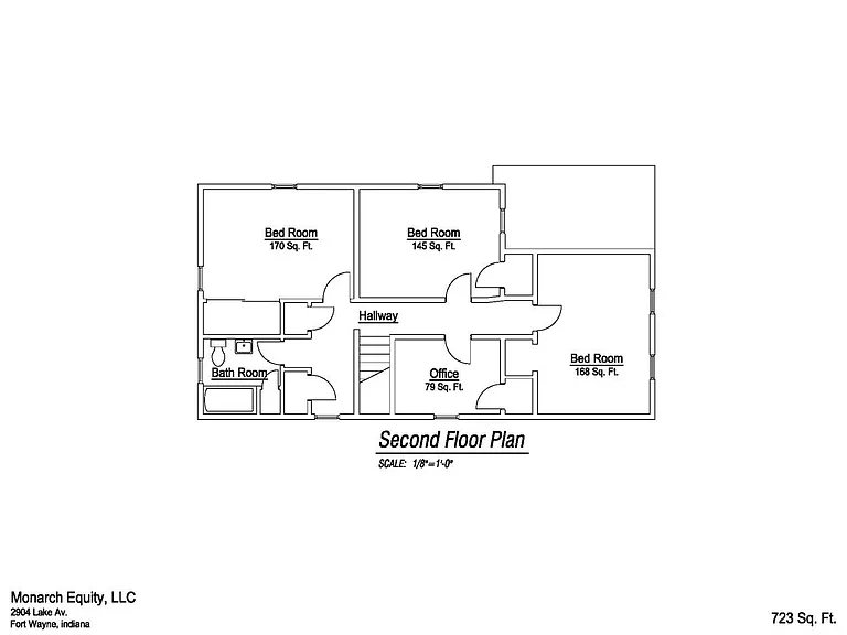 Second floor plan
