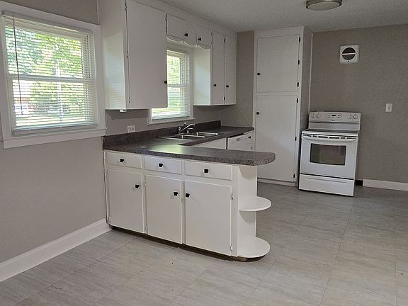 Kitchen from living-room doorway