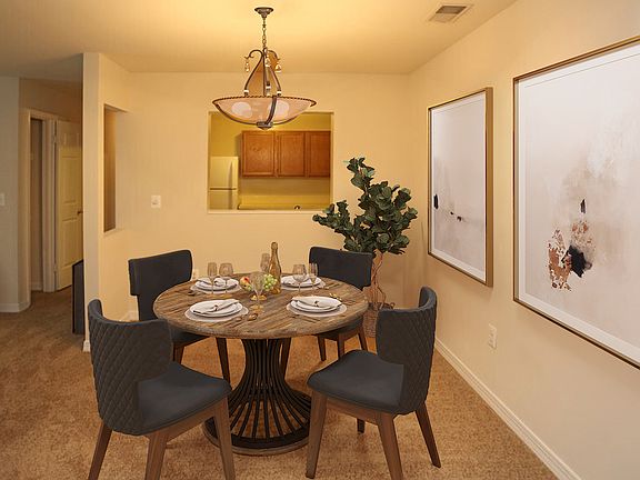 Dining with pass thru from kitchen