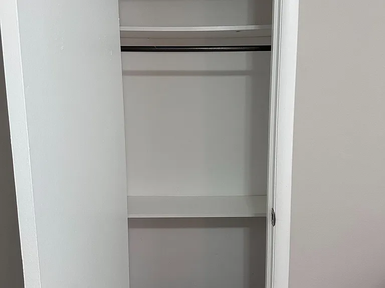 Plenty of closet space for all your belongings.