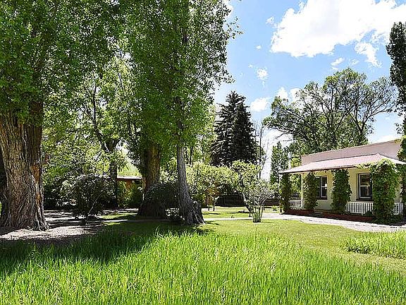 Taos Adobe front yard