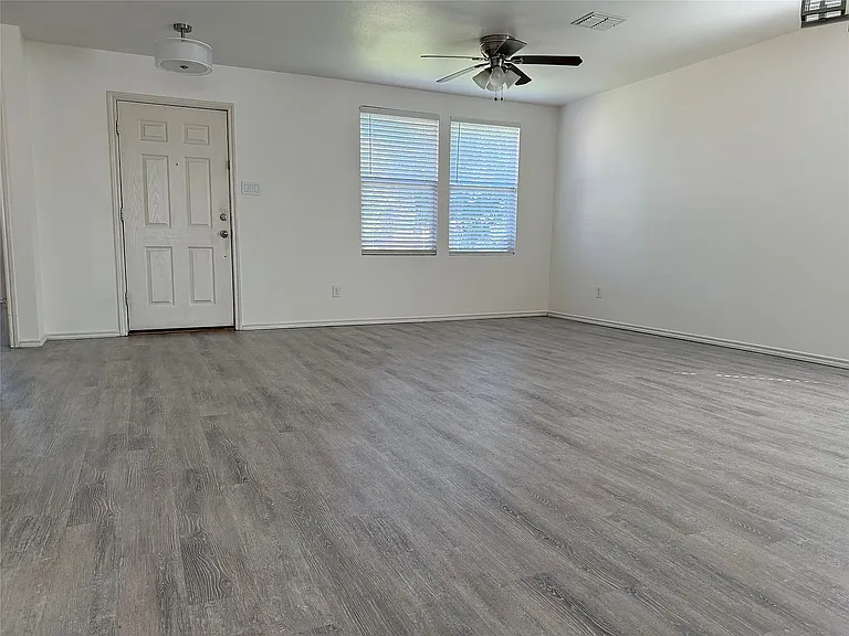 Front entry and living room