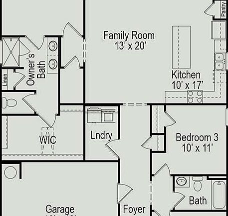 Bradley E floorplan with options