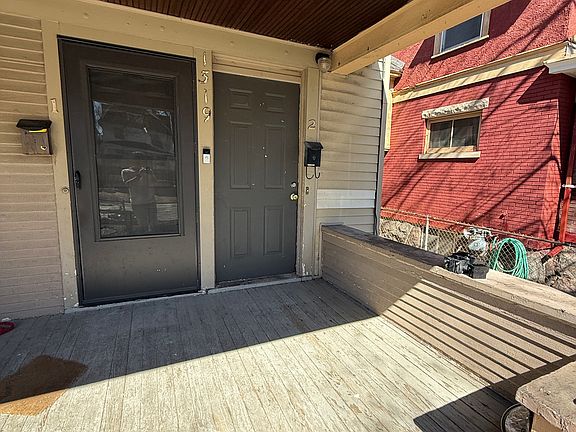 Porch front door to Unit #2