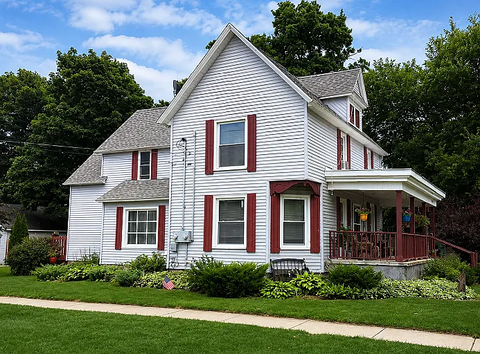 Exterior curbside view