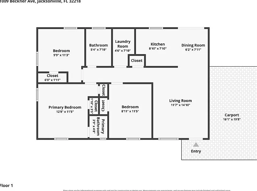 3 bed, 1.5 bath, 888 sqft, $1,270 — Photo 2