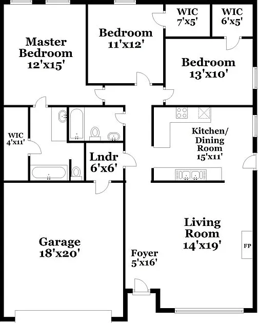 3 bed, 2.0 bath, 1460 sqft, $2,060 — Photo 2