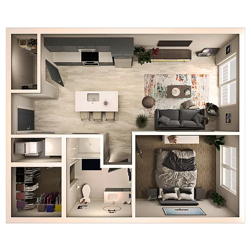 Floor plan Clapton