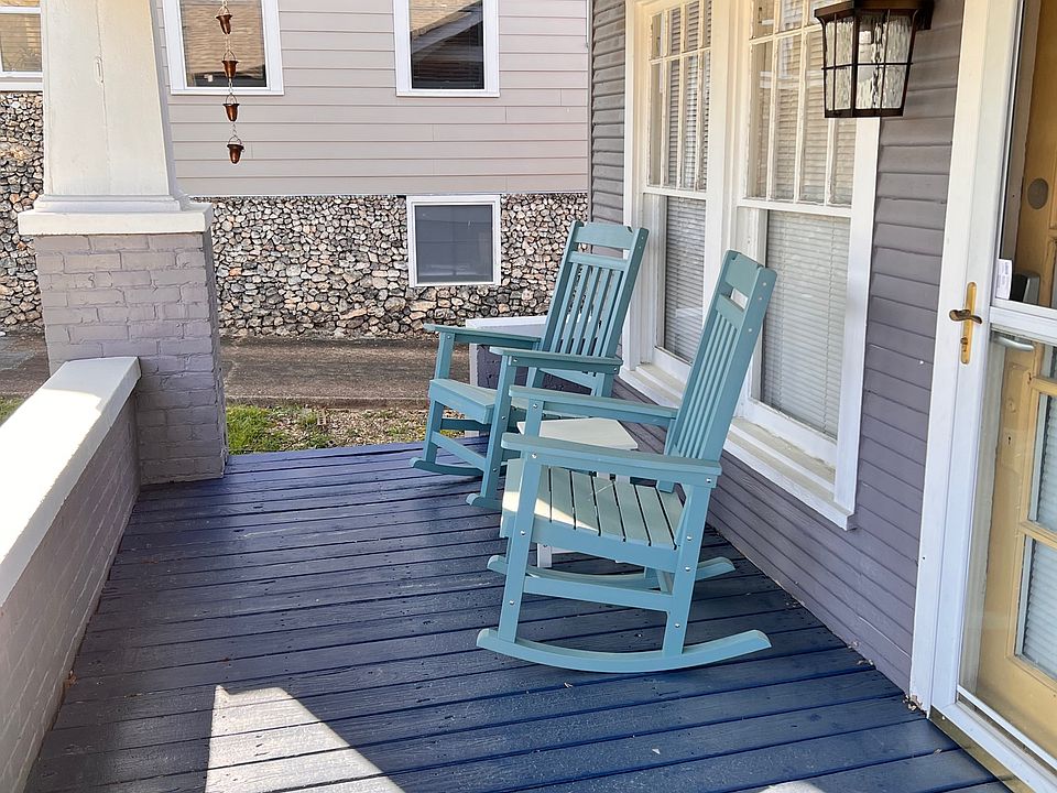 Enjoy your evenings rocking on an Craftman porch from the past.