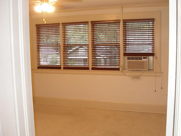 Bedroom facing front of house