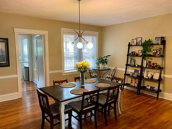 Spacious dining room, hardwood floors throughout.