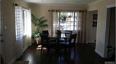Dining area right off the kitchen