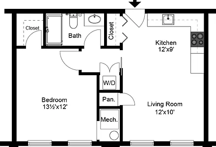 One Bedroom One Bedroom