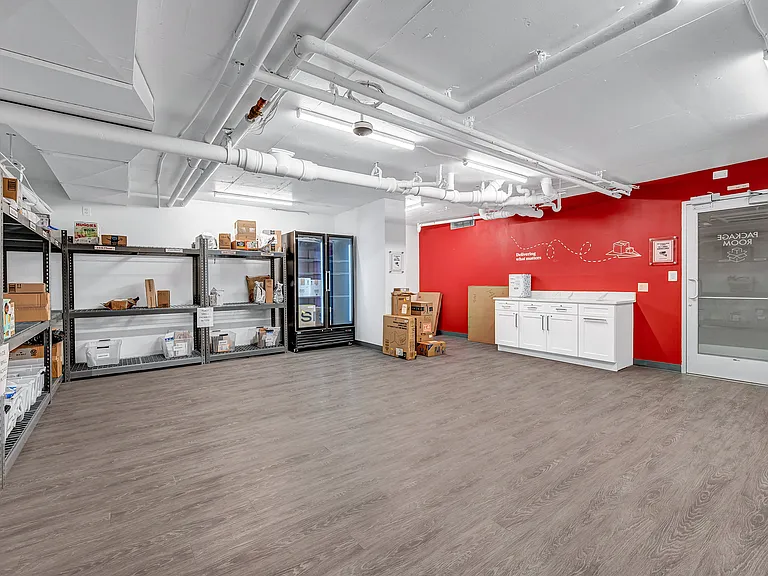 Package Room with Freezers