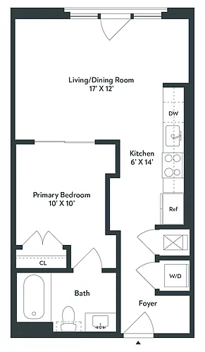 Floor plan E1 Acadian