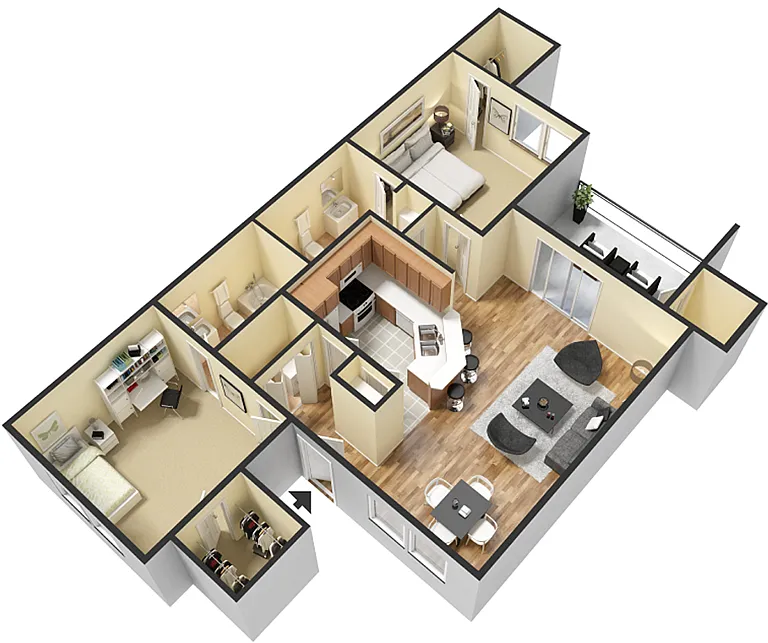 Floor plan B2