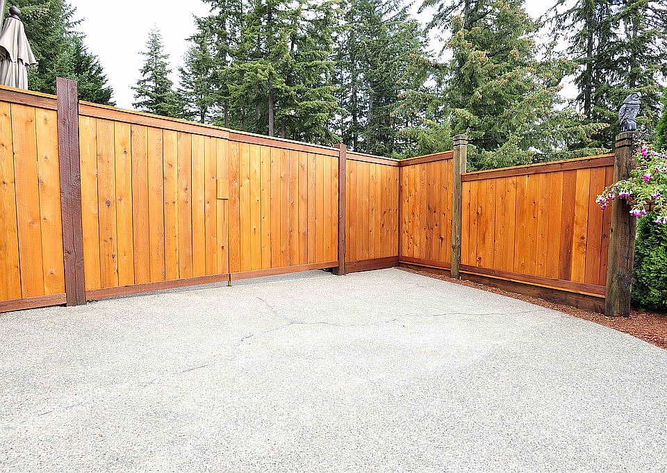 Old growth cedar fence