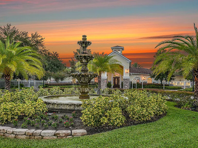 Beautifully manicured grounds