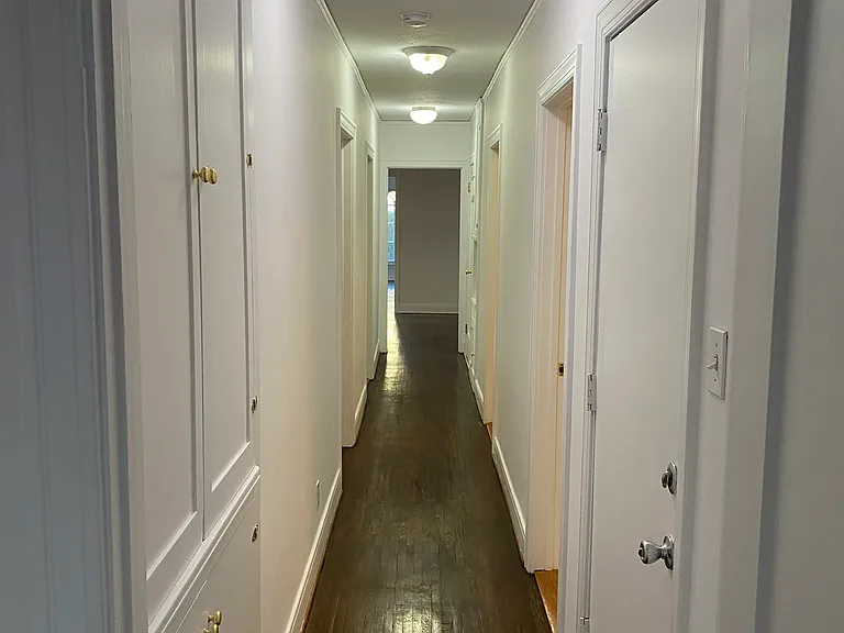 Hallway View from Rear Master Bedroom To Front of Apartment