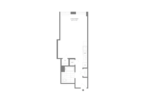 Floor plan S8.2 | Studio | 1 Bath