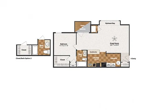 Floor plan 1B