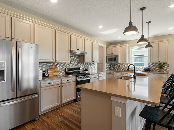 Kitchen with stainless steel appaliances