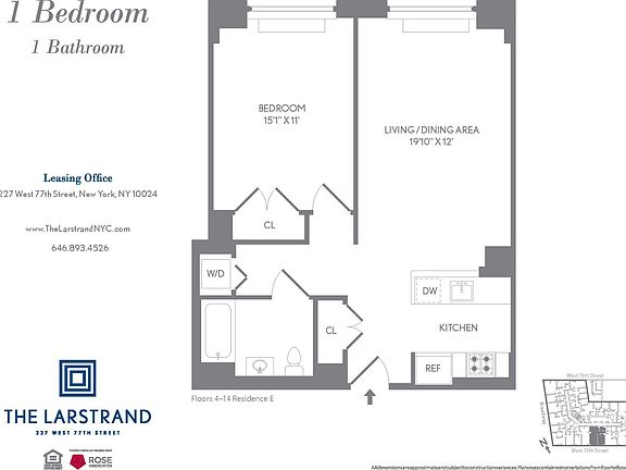 2nd image of 227 W 77th St APT 9E
