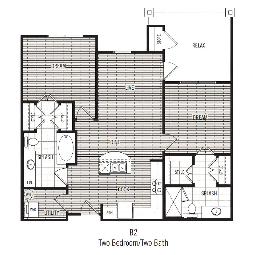 Floor plan B2-60