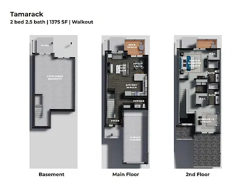Floor plan Tamarack