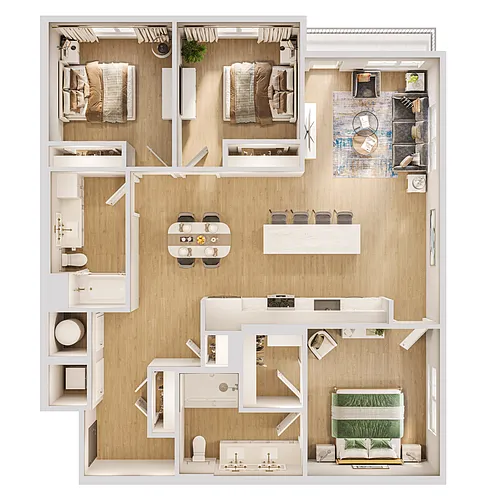 Floor plan 3C