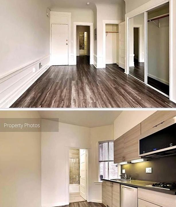 studio and kitchen