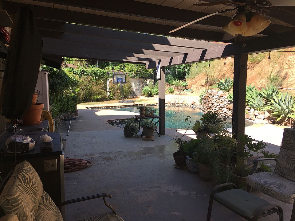 beautiful private back yard