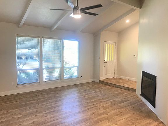 Living room with gas fireplace