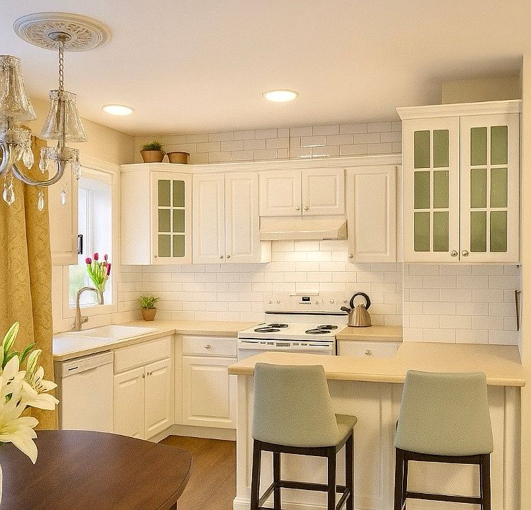 Bright large kitchen