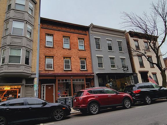 Exterior elevation of apartment building