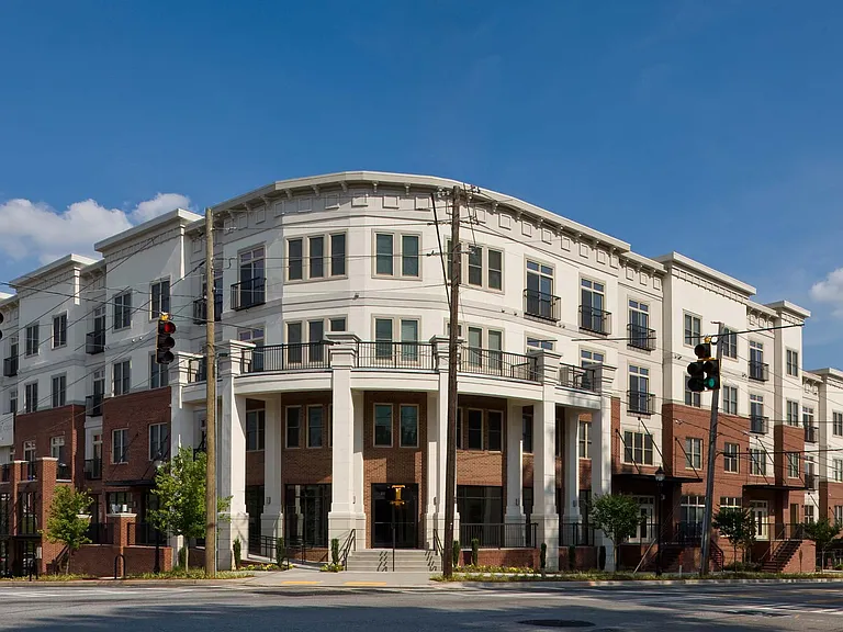 Pet-friendly community offering apartments and townhomes
