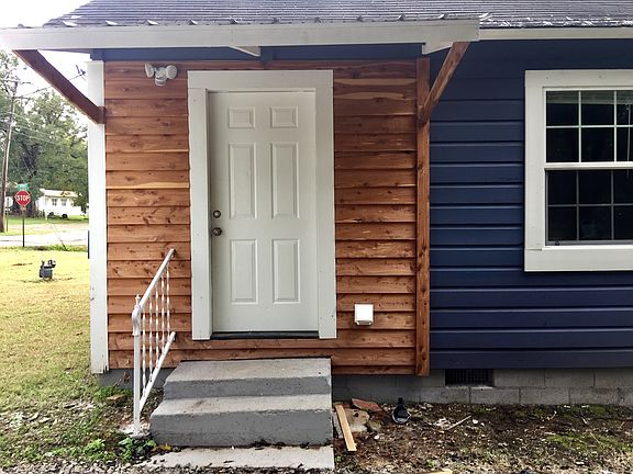 Back door into kitchen