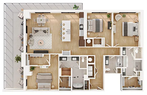 Floor plan C4 Premium