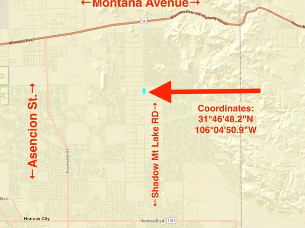 Of Land Rd, El Paso, TX 79928