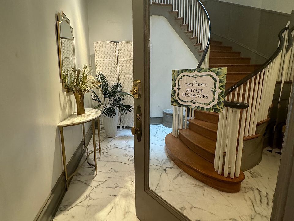 Double Secure Entrance. 1st Door: Combo-Locked Entrance Door to the Vestibule with Mailboxes and 2nd Door: Combo Lock Lobby Door.