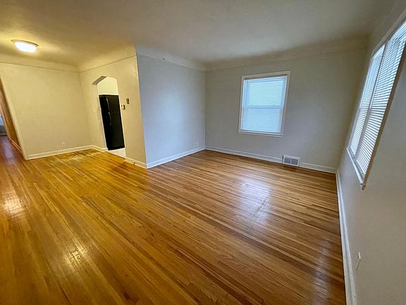 Main level living room and dining room.