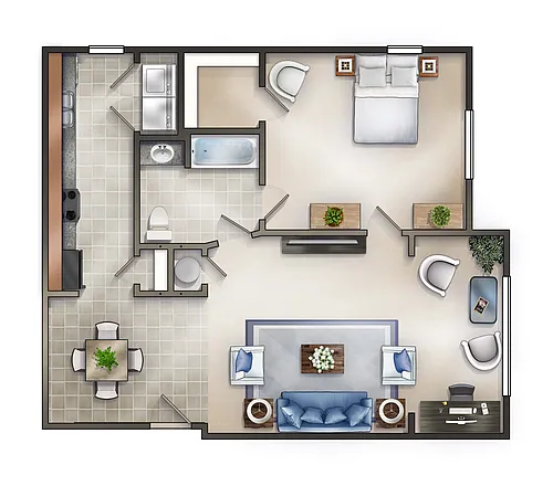 Floor plan The Maple Sunroom - Phase II