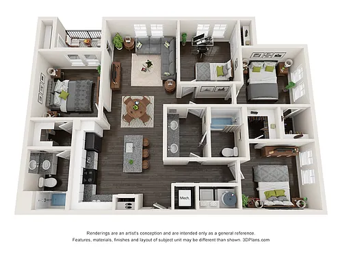 Floor plan D1