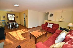 Living room & dining area